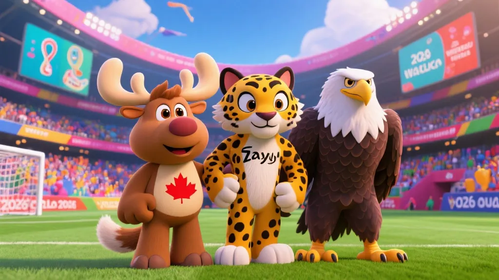 揭秘2026世界杯吉祥物：Maple、Zayu与Clutch背后的文化密码与狂欢寓意